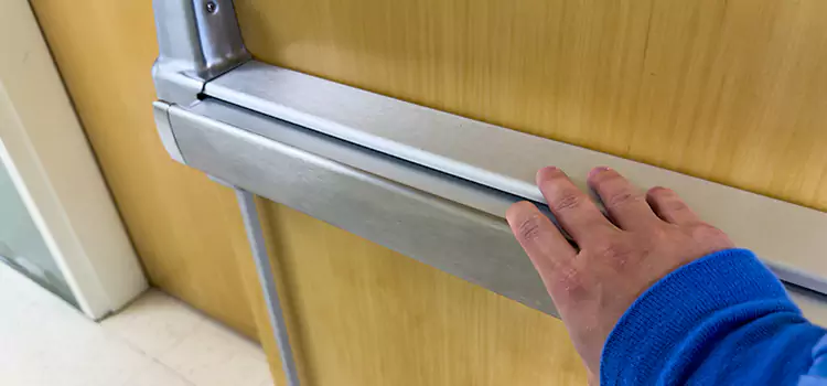 Installing a Push Bar on a Door Southgate
